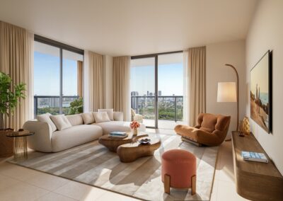 The William North Miami Beach Living Room